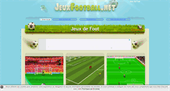 Desktop Screenshot of jeuxfootball.net