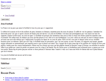 Tablet Screenshot of jeuxfootball.com
